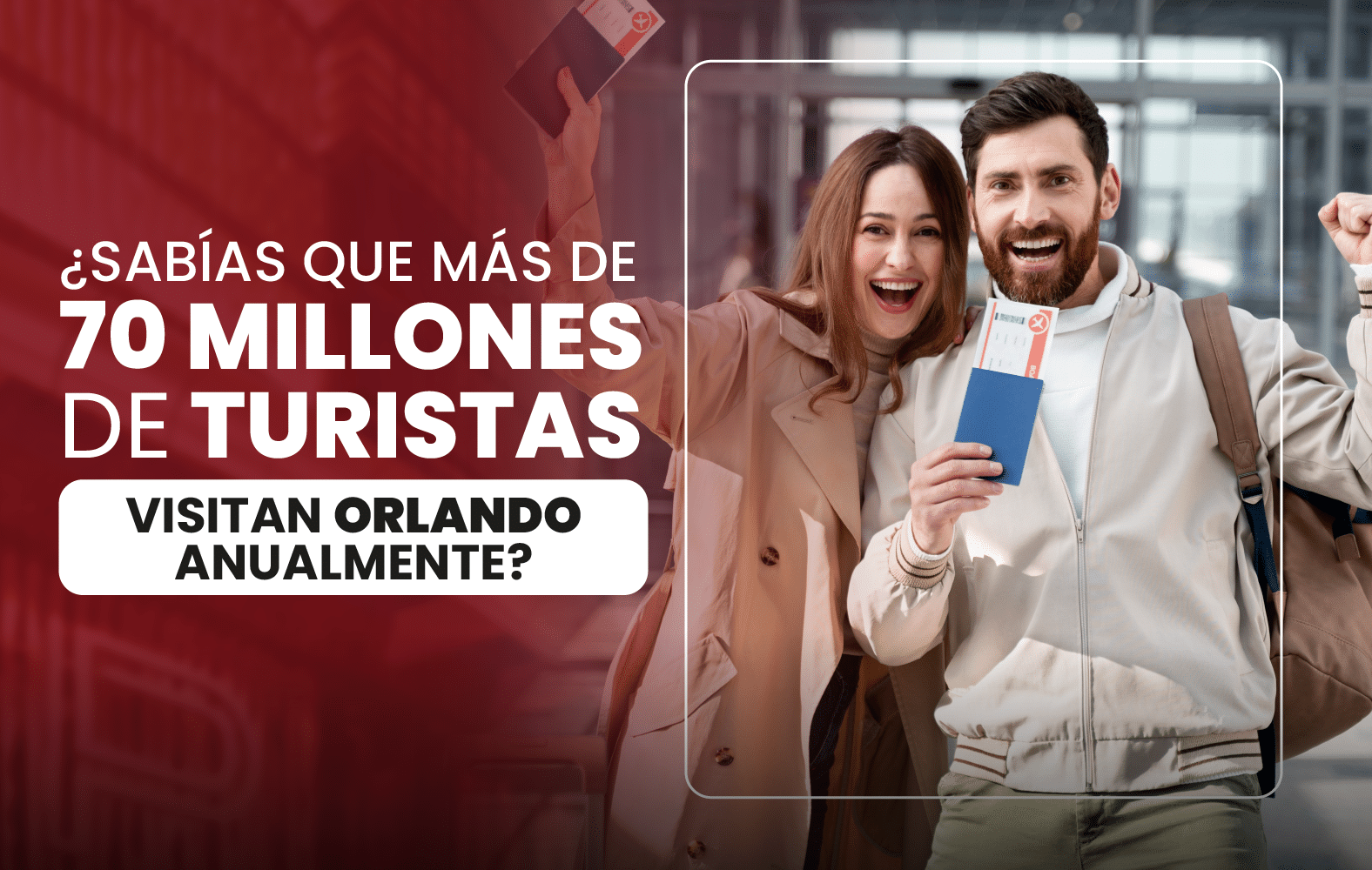 ¿Sabías que más de 70 millones de turistas visitan Orlando anualmente?